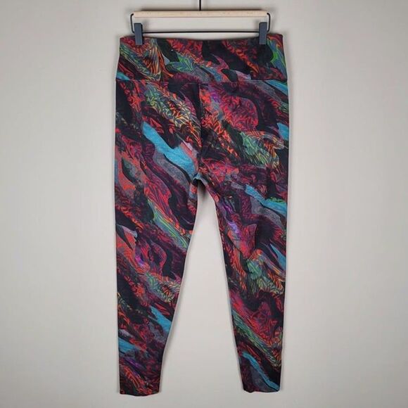 Soft Surroundings Size L Abstract Super Slim Buenaventura Leggings Multicolor - Picture 3 of 12